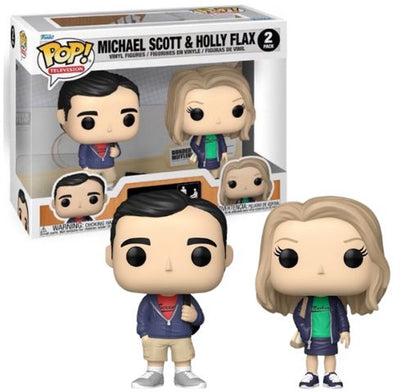 Funko pop! television: the office - michael scott holly flax 2-pack