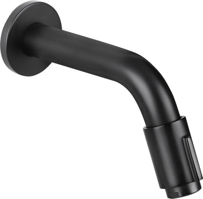 Differnz muurkraan - koud water - wastafelkraan - 11 cm - mat zwart