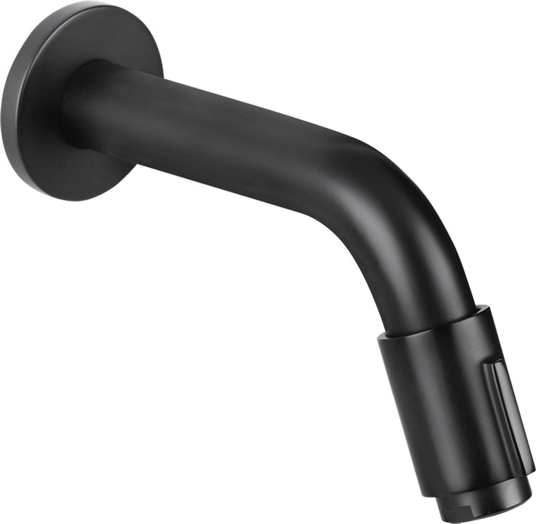 Differnz muurkraan - koud water - wastafelkraan - 11 cm - mat zwart