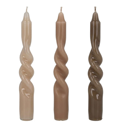 Arti casa gloss. twist. candle beige 3pc