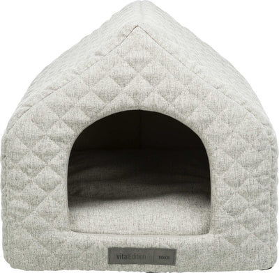 Trixie - hondenmand - huis - noah - vitaal - schuimrubber - lichtgrijs - 43x40x45 cm