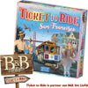 Days of wonder ticket to ride - san francisco bordspel