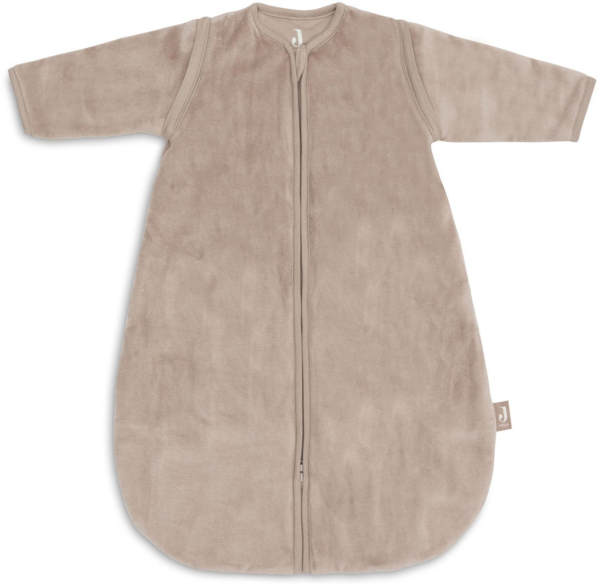 Jollein slaapzak baby met afritsbare mouw rond 60cm - milky coffee