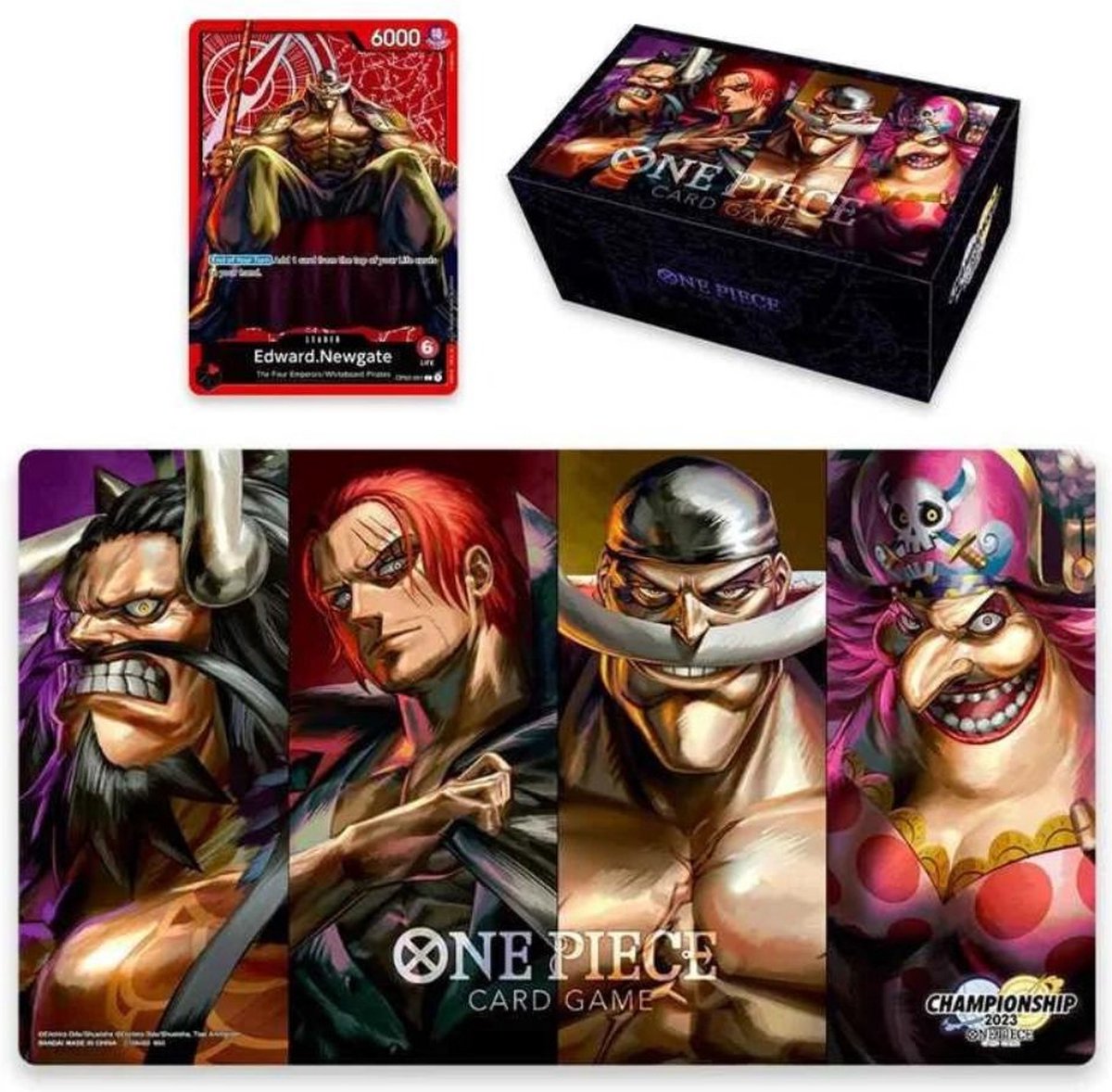 Bandai namco one piece special goods set former four emperors