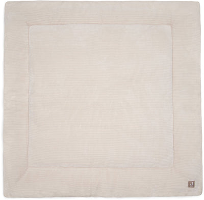 Jollein boxkleed baby - 100x100cm - cloudy rib - polyester - oatmeal