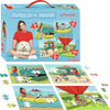 Samson marie puzzel - 4 in 1 puzzel - 36 49 64 100 stukjes