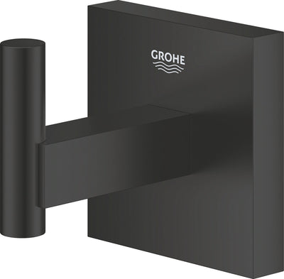 Grohe quickfix start cube handdoekhaak - matte black