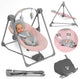 Lionelo otto wipstoel – tot 9 kg – 5 schommelsnelheden – timer – speelboog – geluiden – batterij netvoeding – inklapbaar – zachte bekleding – 5-puntsgordel – hoofdkussen – antislip – contrasterende details – intertek gecertificeerd