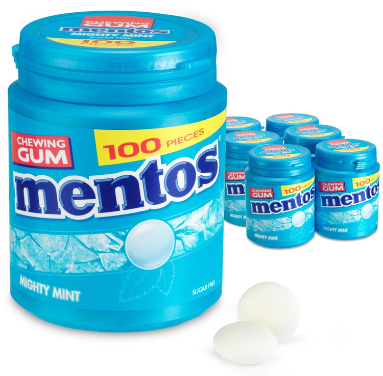 Mentos kauwgom mighty mint xl (6x 100 stuks)