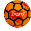 Sportx voetbal oranje – strand recreatie – maat 5-formaat (ø 22 cm) -