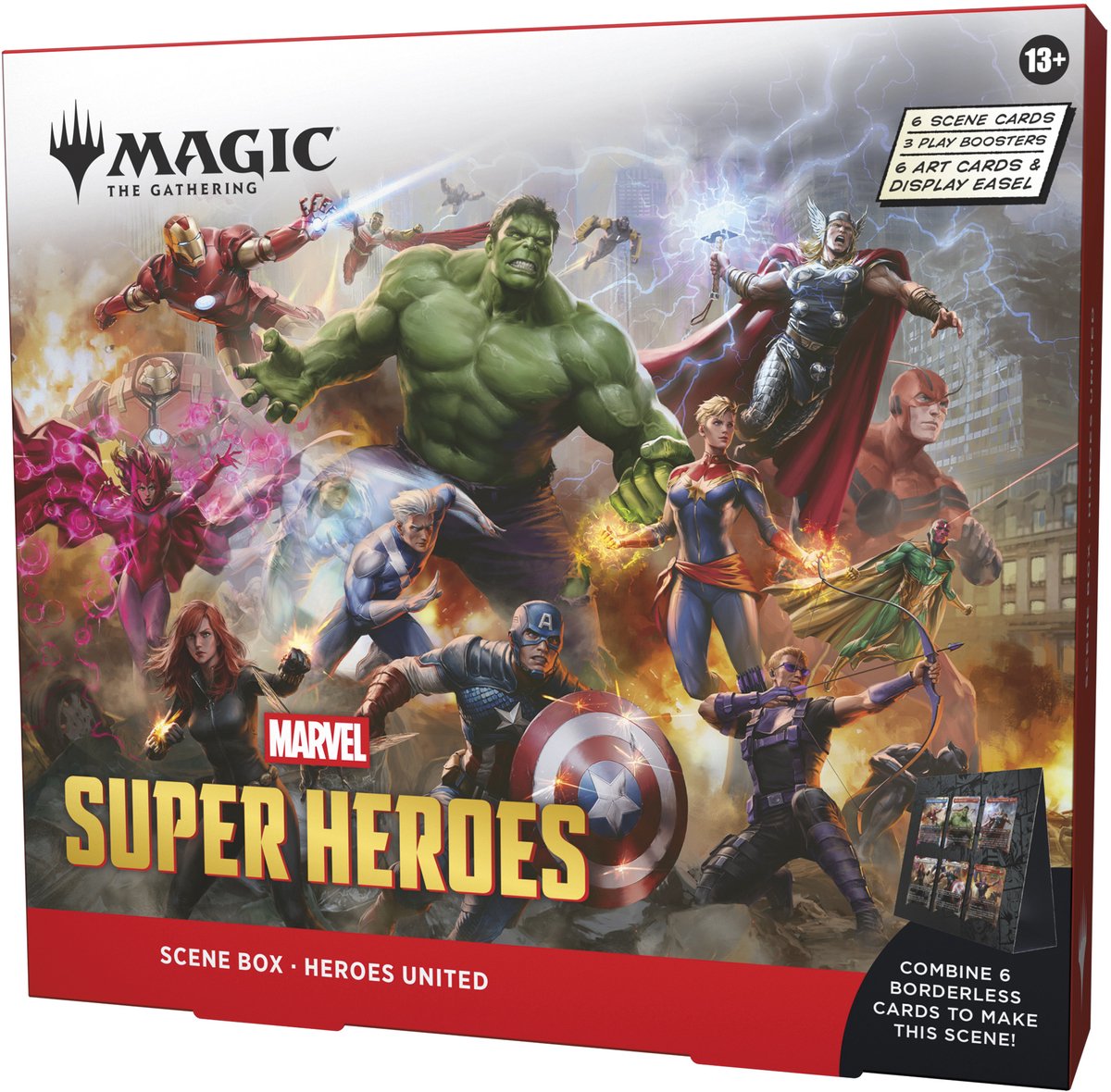 Magic: the gathering | marvel super heroes scene box - heroes united
