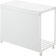 Yamazaki afvalscheidingsprullenbak met wielen - 3 comp - tower - wit