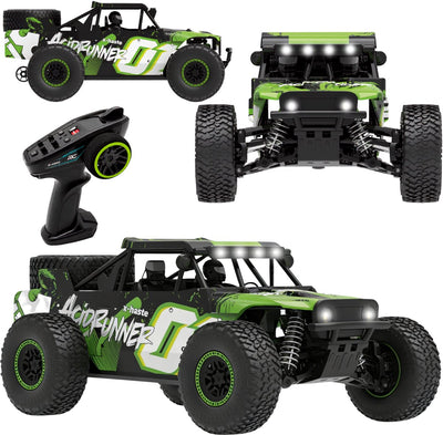 Overmax x-haste rc auto 4x4 – rc car 1:20 – tot 30 km u – 370 brushed motor – led verlichting 5 kleuren – versterkt nylon chassis – veervering – rtr – li-ion 7,4v 600 mah – offroad monster truck met controller
