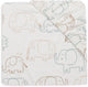 Jollein hoeslaken ledikant - 70 75x140 150cm - jersey - elephant tales