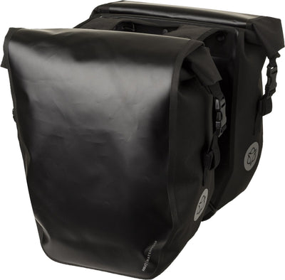 Agu clean dubbele fietstas shelter large zwart - 41110600-000
