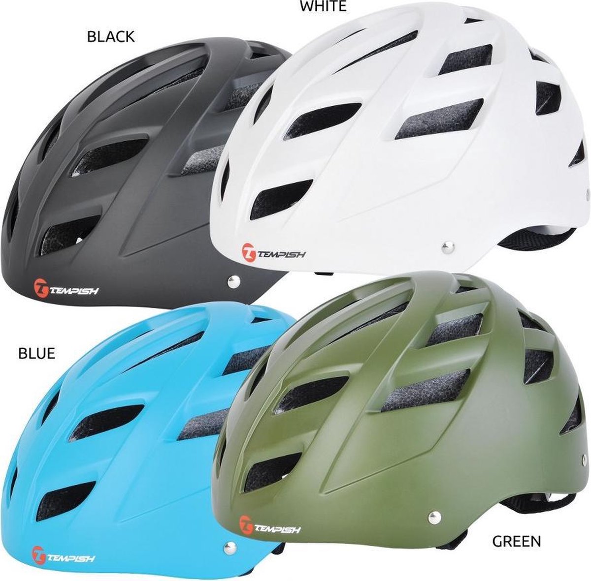 Tempish – marilla – skatehelm – zwart – veilig ventilerend skatehelm – maat 51-53cm (s)
