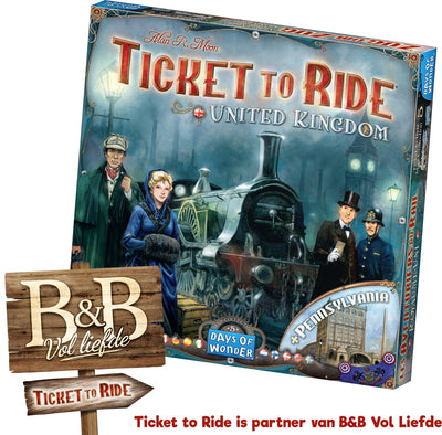 Days of wonder - ticket to ride uk pennsylvania - uitbreiding - bordspel