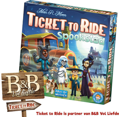 Days of wonder ticket to ride spookstad - - familiespel - nederlandstalig bordspel - vanaf 6 jaar