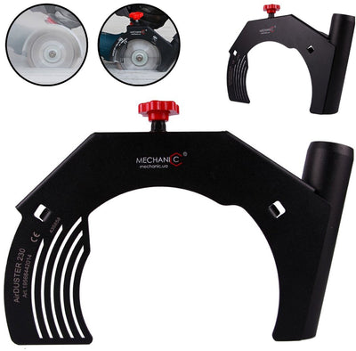 Mechanic airduster 230 - slijpmachine accessoire - stofafzuiging - 230mm