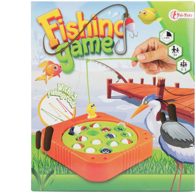 Toi-toys elektronisch visspelletje met 3 vishengel