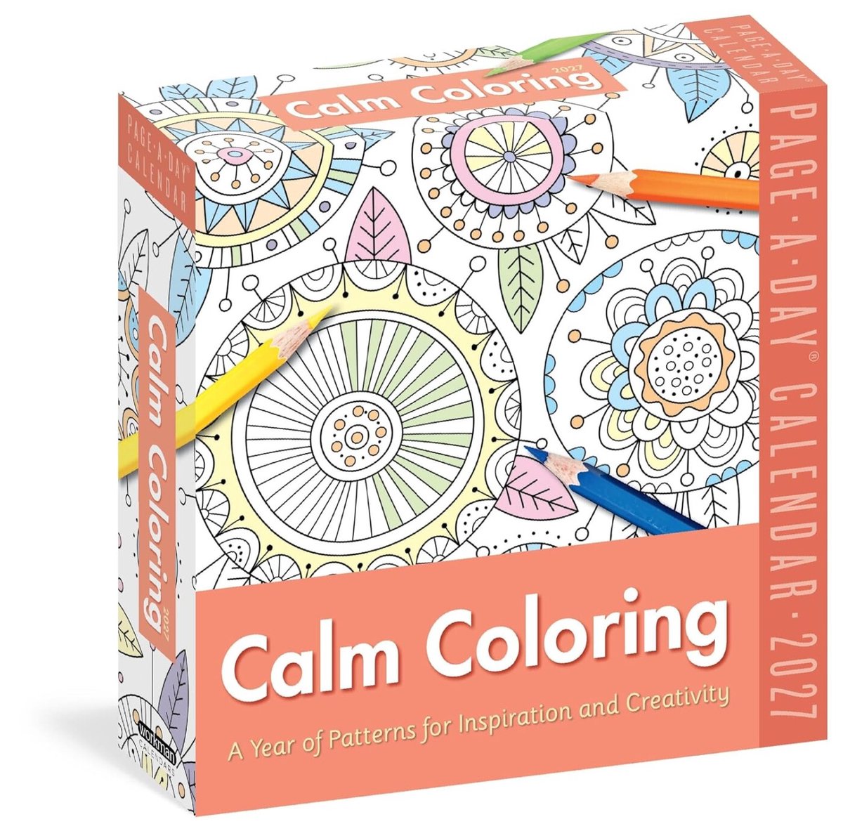 Calm coloring page-a-day® calendar 2027