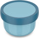 Mepal fruitbox campus - 300 ml - inclusief fruitvorkje - sluit goed af - snackdoosje - cool blue