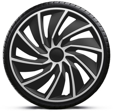 Gorecki wieldoppenset turbo van 17 zwart zilver