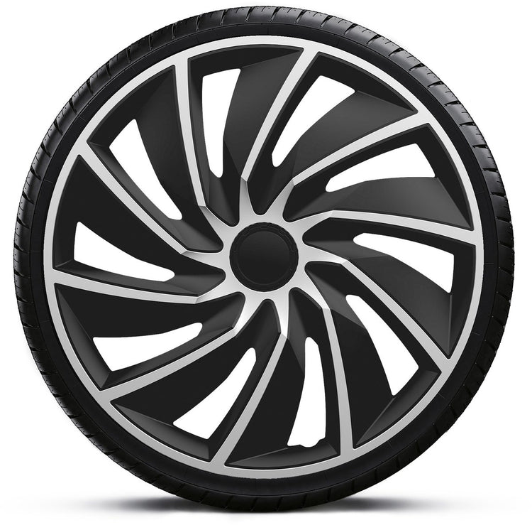 Gorecki wieldoppenset turbo van 17 zwart zilver