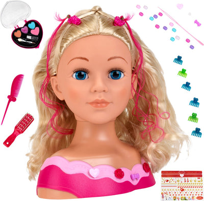 Klein toys - princess coralie kappop met make-up - 27 cm