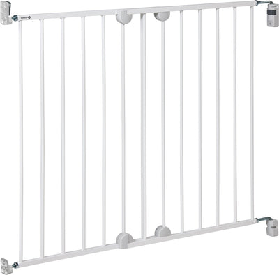 Safety 1st safety1st wall fix traphekje - uitschuifbaar - 62 t m 102 cm - schroefbevestiging - metal white