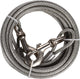 Flamingo aanlegketting geplastificeerd - wit 5m 6mm