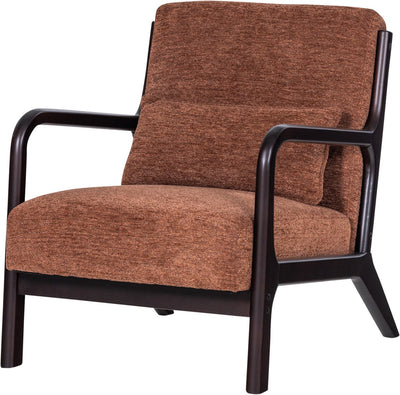 Woood mark fauteuil - chenille - bruin - 75x67x82