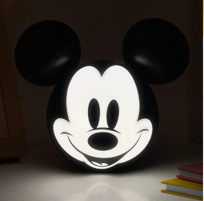 Disney mickey mouse 3d lamp - 14.5 cm - kinderkamer - slaapkamer - woonkamer - op batterijen