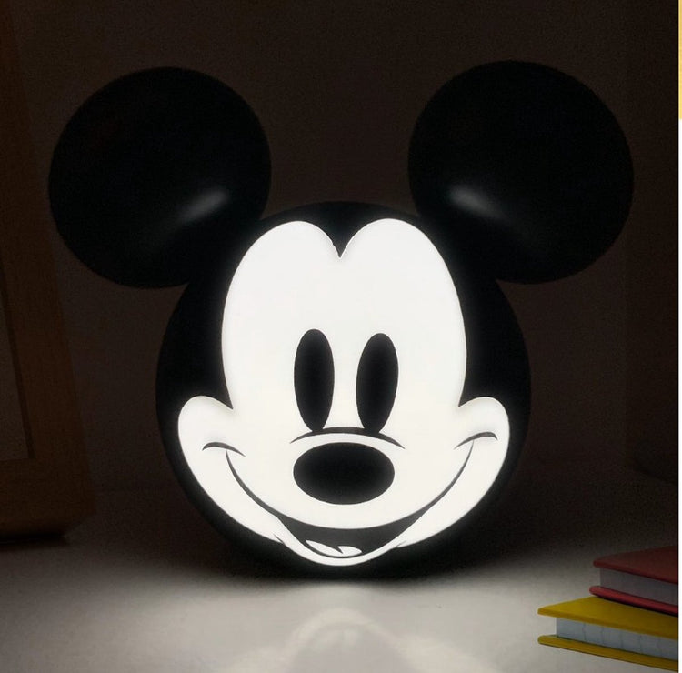 Disney mickey mouse 3d lamp - 14.5 cm - kinderkamer - slaapkamer - woonkamer - op batterijen