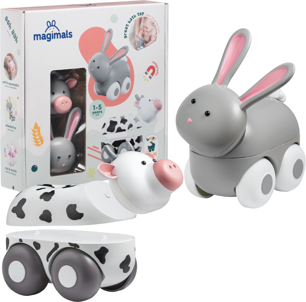 Clics magimals wheely farm box - 6dlg.