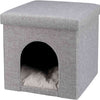 Trixie poef kattenmand relax-iglo alois grijs