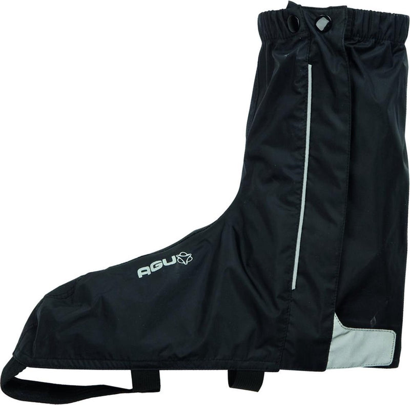 Agu essential - bike boots - regenoverschoenen - unisex - zwart - m - wind- en waterdicht - reflecterend - verstelbaar met klittenband - getapete naden - 100% polyester 40 41