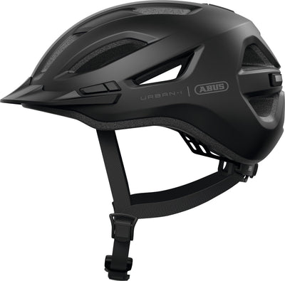 Abus fietshelm urban-i 4.0 lr velvet black l - 57-61 cm - zwart - geschikt voor gebruik op elektrische fietsen - stadsfietsen - 280 g