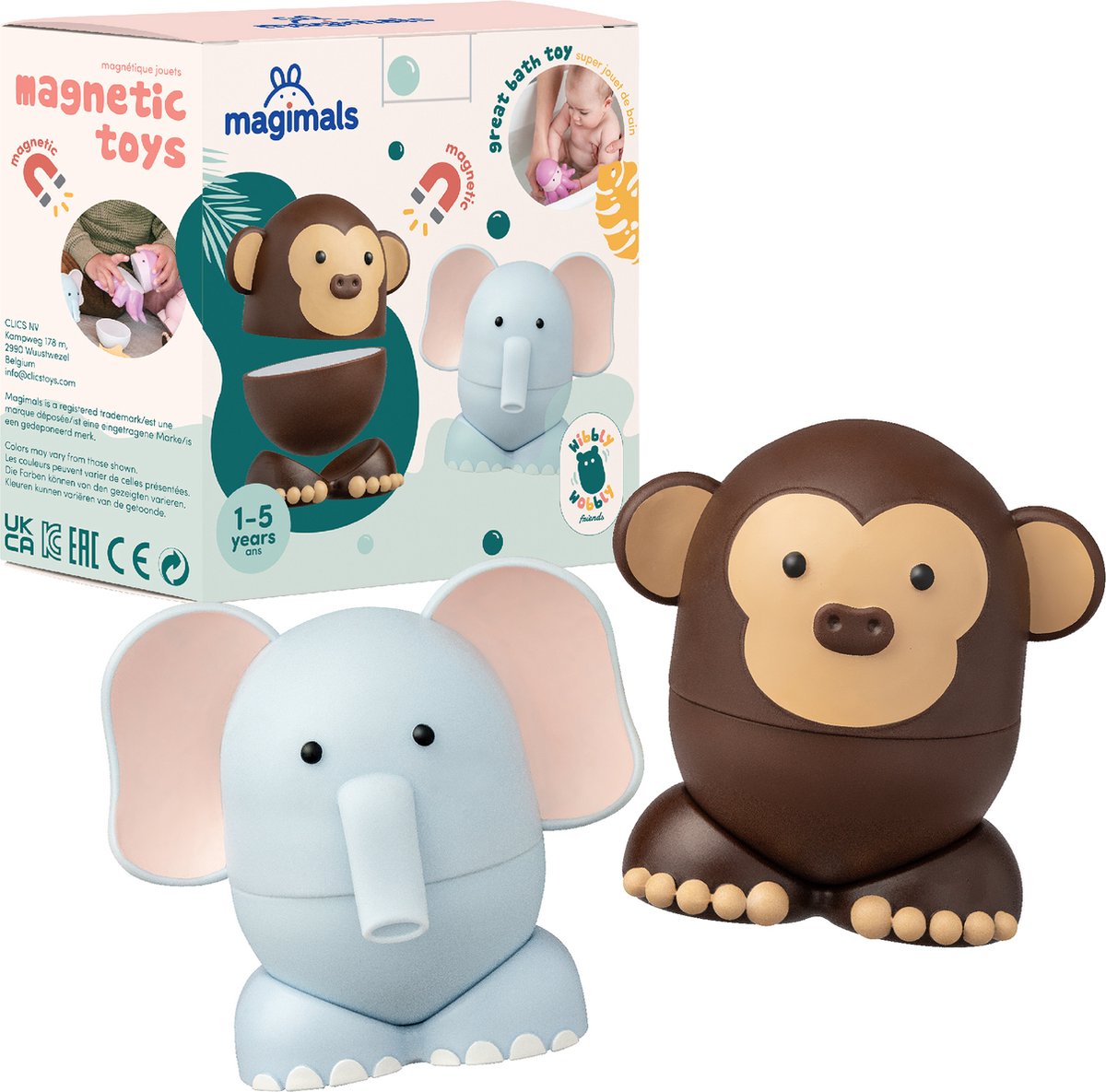 Clics magimals wibly wobly safari magnetisch speelgoed