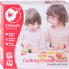Classic world houten snijfruit, 20dlg.
