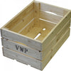 fietskrat hout naturel 40 liter