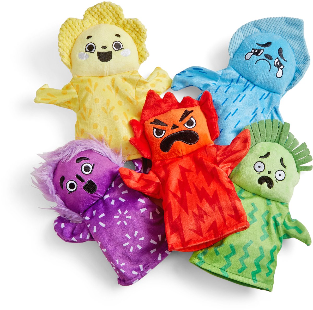 Learning resources feelings family™ hand puppets - 3+