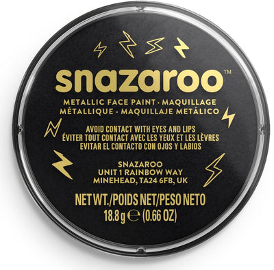 Snazaroo 1118110 - electric black - 18ml aqua schmink kinderschmink voor kinderen en volwassenen
