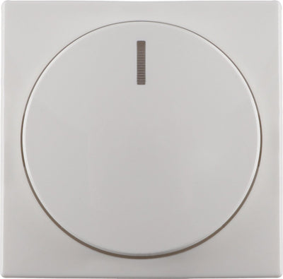 Busch-jaeger bal centraalplaat polar wit knop dimmer
