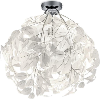Rl live your light reality leavy - plafondlamp - chroom - excl. 1x e27 8,5 w - osram lichtbron - verlichting omhoog en omlaag - niet dimbaar