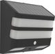 Eglo stiappa solar wandlamp buiten - zonne-energie - led - 20 cm - zwart wit