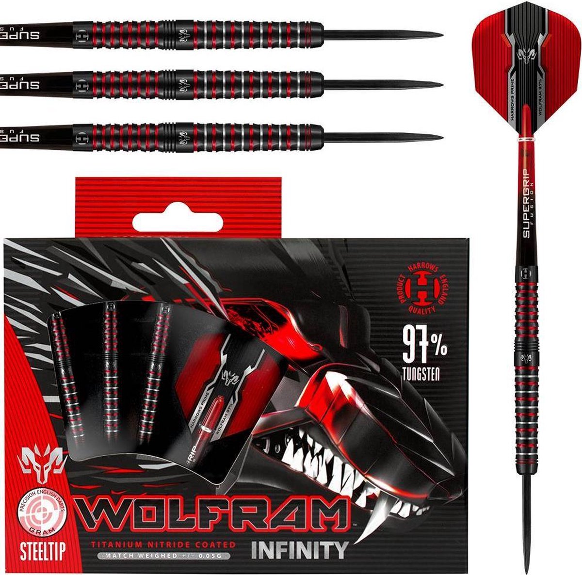 Harrows wolfram infinity 97% tungsten 26gr