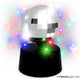 Partyfun lights tafellamp mini mirror disco led multi colour werkt op 3xaa batterijen en usb roterend