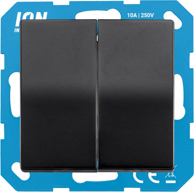 Ion industries ion v1 j1 inbouwschakelaar zwart wissel wissel