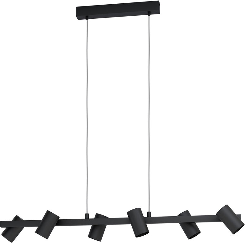 Eglo gatuela 1 hanglamp - e14 - 116 cm - zwart